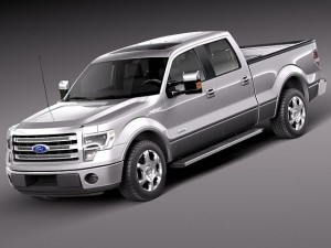 F-150 Crew Cab 2013 3D Model