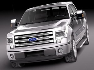 F-150 Crew Cab 2013 Model 3D