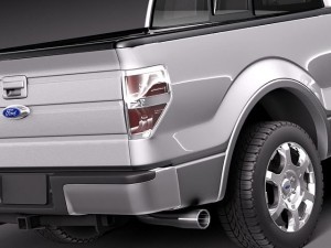 F-150 Crew Cab 2013 Model 3D