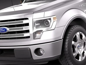 F-150 Crew Cab 2013 3D Model