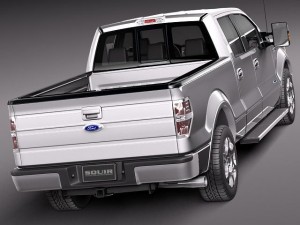 F-150 Crew Cab 2013 Model 3D