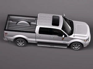 F-150 Crew Cab 2013 3D Model
