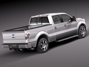 F-150 Crew Cab 2013 Model 3D