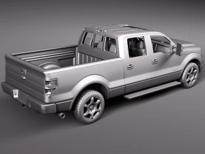 F-150 Crew Cab 2013 3D Model