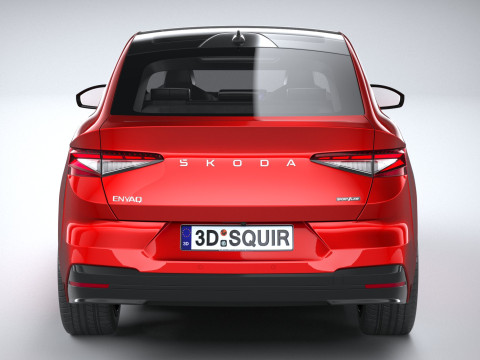 Skoda Enyaq Coupe with Interior 2025 3D Model