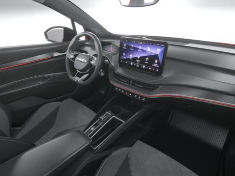 Skoda Enyaq Coupe with Interior 2025 3D Model