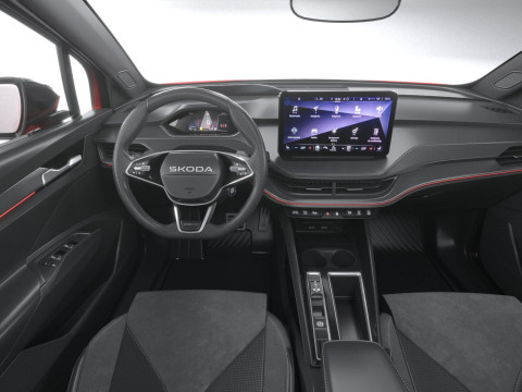 Skoda Enyaq Coupe with Interior 2025 3D Model