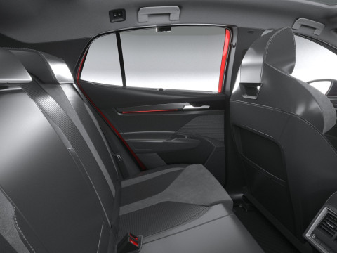 Skoda Enyaq Coupe with Interior 2025 3D Model
