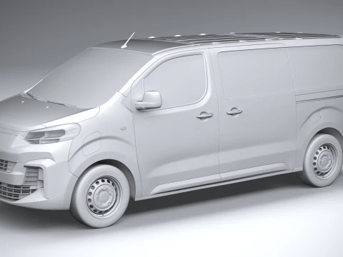 Fiat Scudo L3 2024 3D Model