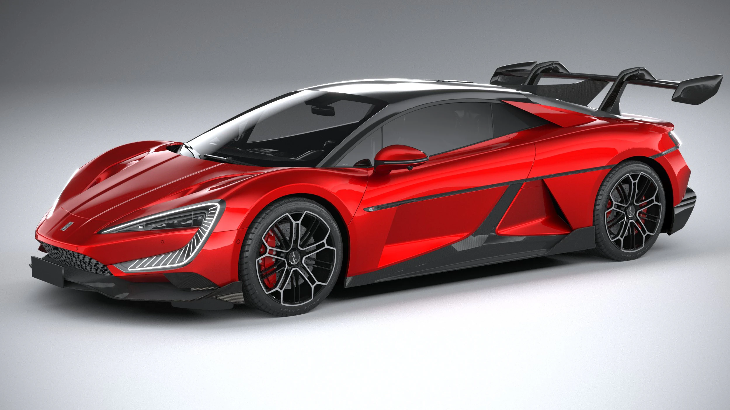 BYD Yangwang U9 2025 LowPoly 3D Model .c4d .max .obj .3ds .fbx .stl .blend 