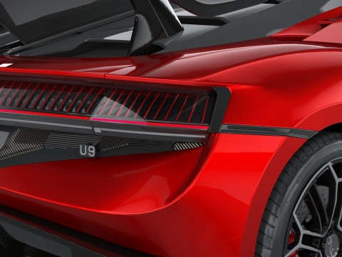 BYD Yangwang U9 2025 LowPoly 3D Model