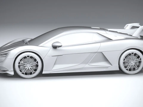 BYD Yangwang U9 2025 LowPoly 3D Model