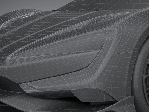 BYD Yangwang U9 2025 LowPoly 3D Model