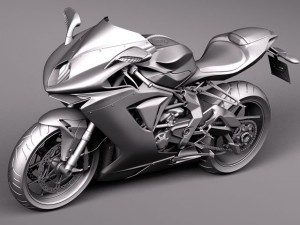 MV Agusta F3 2012 3D Model in Motorcycle 3DExport