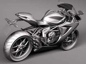 MV Agusta F3 2012 3D Model