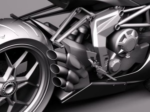 MV Agusta F3 2012 3D Model