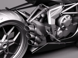 MV Agusta F3 2012 3D Model