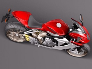 MV Agusta F3 2012 3D Model