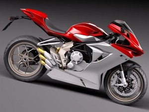 MV Agusta F3 2012 3D Model