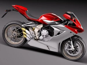 MV Agusta F3 2012 3D Model