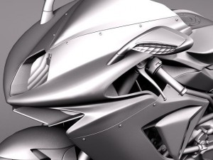 MV Agusta F3 2012 3D Model