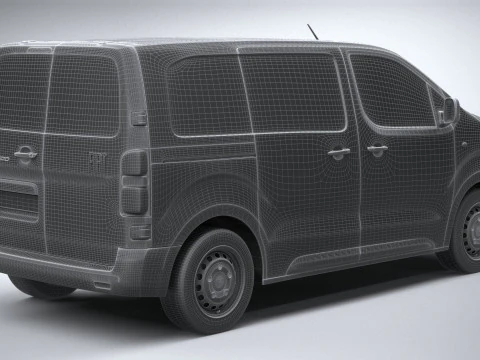 Fiat Scudo L1 2024 3D Model