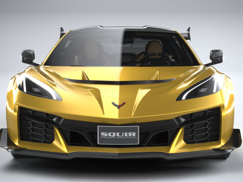 Corvette ZR1 2025 LowPoly 3D Model
