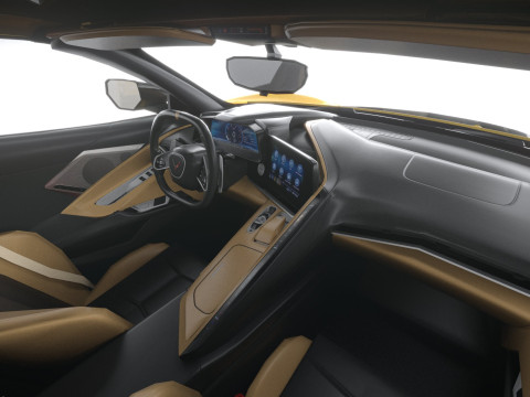Corvette ZR1 2025 LowPoly 3D Model