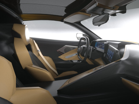 Corvette ZR1 2025 LowPoly 3D Model