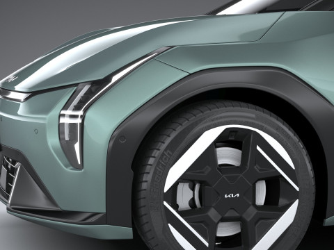 Kia EV4 2026 3D Model