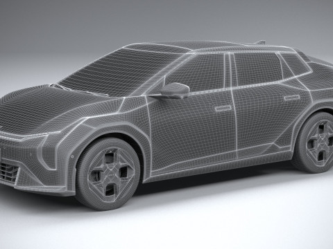 Kia EV4 2026 3D Model