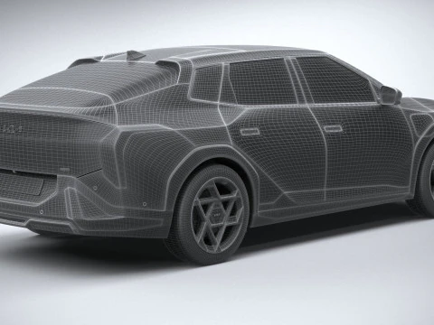Kia EV4 GT 2026 Modelo 3D
