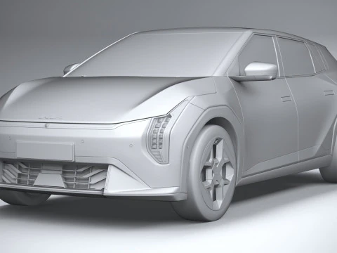 Kia EV4 Hatchback 2026 3D Model