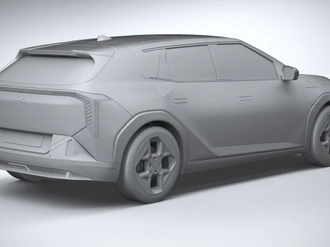 Kia EV4 Hatchback 2026 3D Model