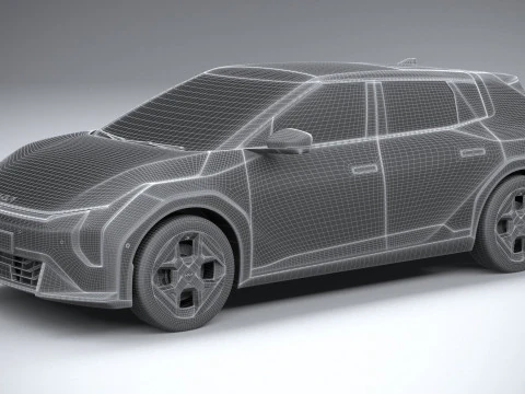 Kia EV4 Hatchback 2026 3D Model