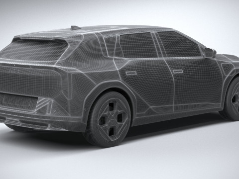 Kia EV4 Hatchback 2026 Modèle 3D