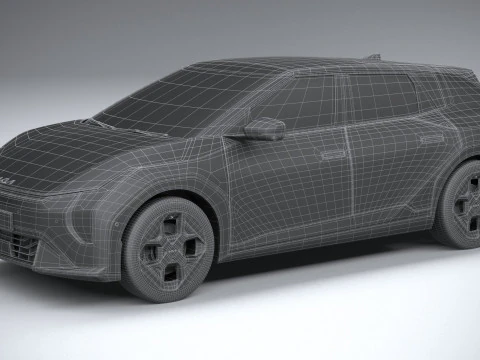 Kia EV4 Hatchback 2026 3D Model