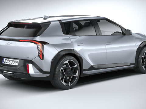 Kia EV4 Hatchback GT 2026 Model 3D