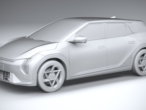 Kia EV4 Hatchback GT 2026 Model 3D