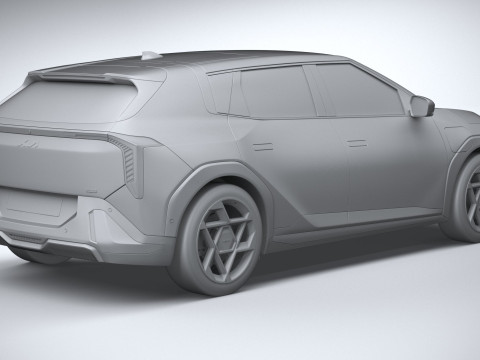 Kia EV4 Hatchback GT 2026 Model 3D