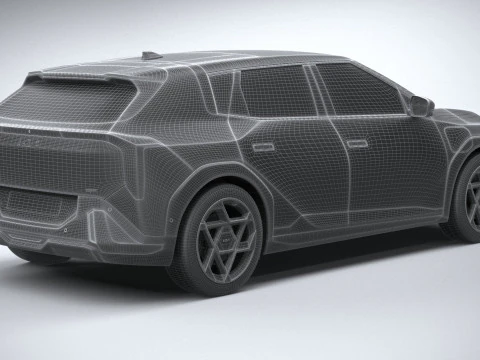 Kia EV4 Hatchback GT 2026 3D Model