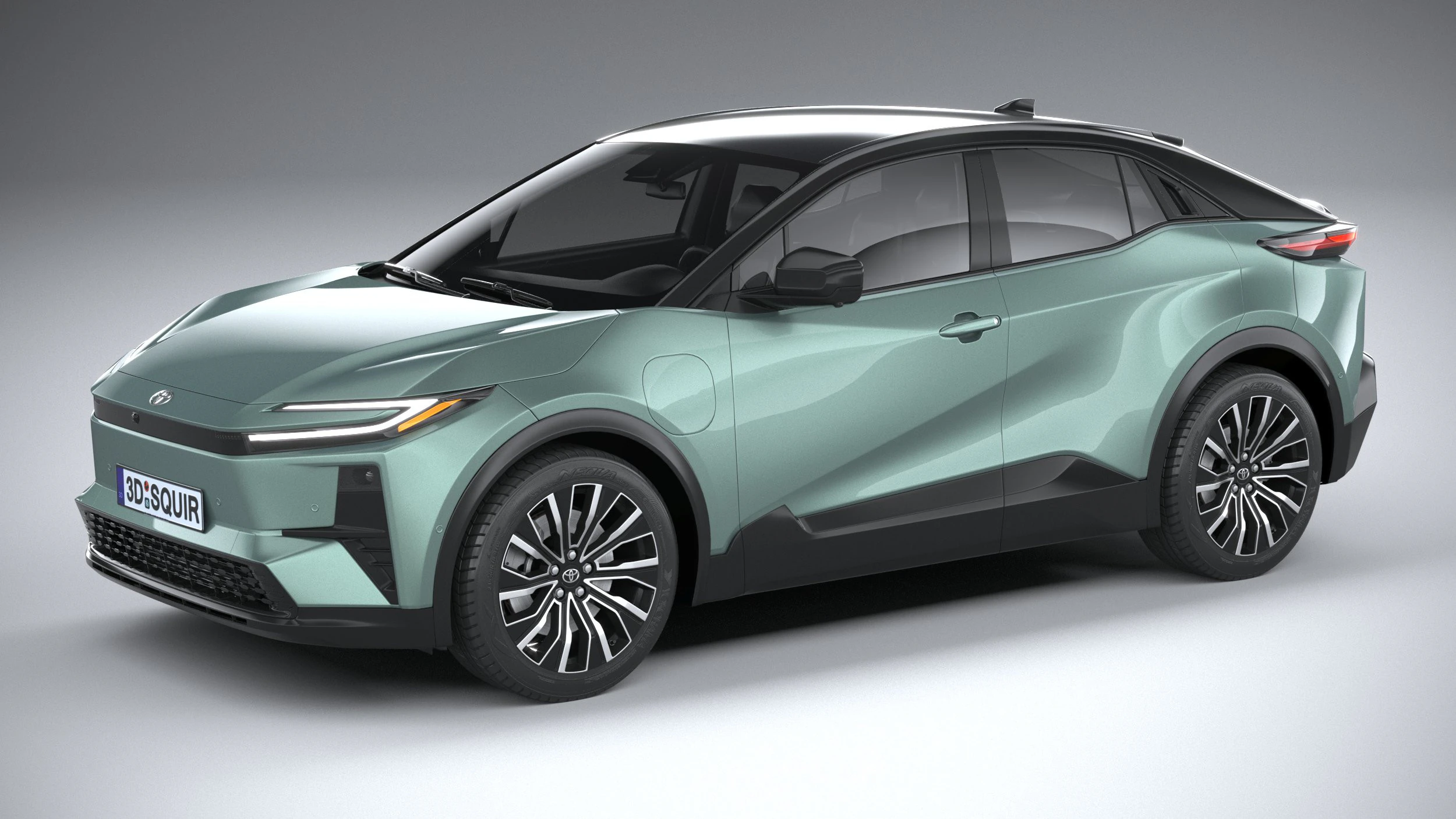 Toyota C-HR 2026 3D Model .c4d .max .obj .3ds .fbx .stl .blend 