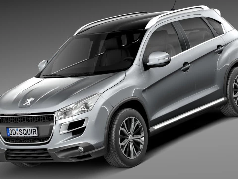 Peugeot 4008 2013 3D Model