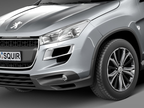Peugeot 4008 2013 3D Model