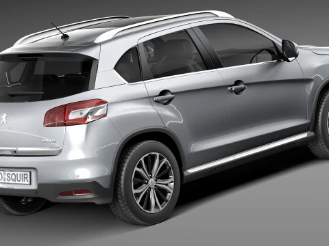 Peugeot 4008 2013 3D Model