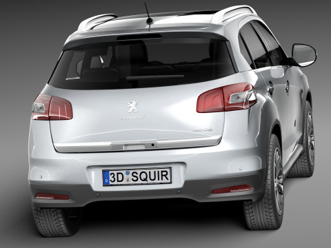 Peugeot 4008 2013 3D Model