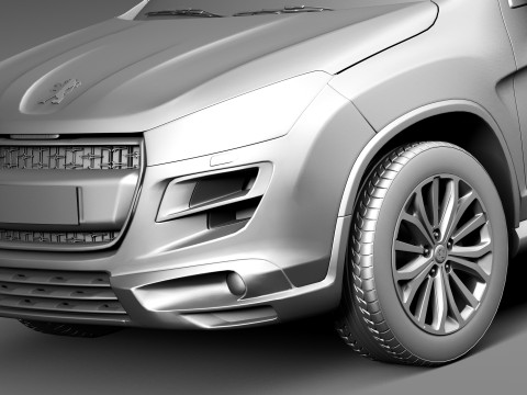 Peugeot 4008 2013 3D Model
