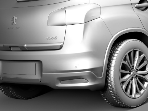 Peugeot 4008 2013 3D Model