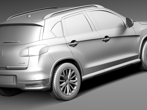 Peugeot 4008 2013 3D Model