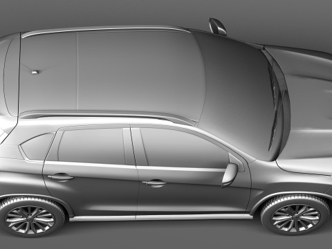 Peugeot 4008 2013 3D Model